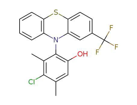4-chloro-3,5dimethyl-2-(2-(trifluoromethyl)-10H-phenothiazin-10-yl)phenol