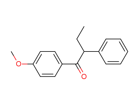 Molecular Structure of 78423-10-6 (1-(4-Methoxyphenyl)-2-phenylbutan-1-one)