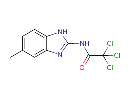 2,2,2-trichloro-N-(5-methyl-1H-benzimidazol-2-yl)acetamide