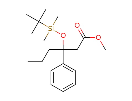 methyl 3-((tert-butyldimethylsilyl)oxy)-3-phenylhexanoate