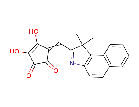 5-((1,1-dimethyl-1H-benzo[e]indol-3-ium-2-yl)methylene)-2-hydroxy-3,4-dioxocyclopent-1-enolate