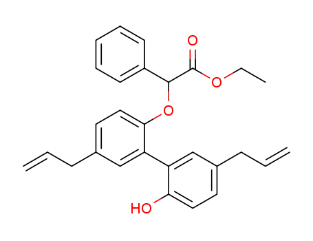 ethyl 2-((5,5'-diallyl-2'-hydroxy-[1,1'-biphenyl]-2-yl)oxy)-2-phenylacetate