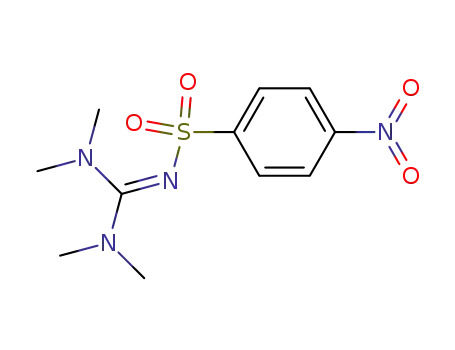 N,N,N',N'-tetramethyl-N''-(4-nitro-benzenesulfonyl)-guanidine
