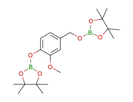 2-((3-methoxy-4-((4,4,5,5-tetramethyl-1,3-dioxolan-2-yl)oxy)benzyl)oxy)-4,4,5,5-tetramethyl-1,3,2-dioxaborolane