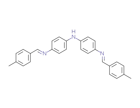 4-[(E)-p-tolylmethyleneamino]-N-[4-[(E)-p-tolylmethyleneamino]phenyl]aniline