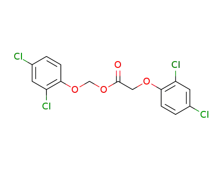 Molecular Structure of 83143-98-0 (Acetic acid, (2,4-dichlorophenoxy)-, (2,4-dichlorophenoxy)methyl ester)