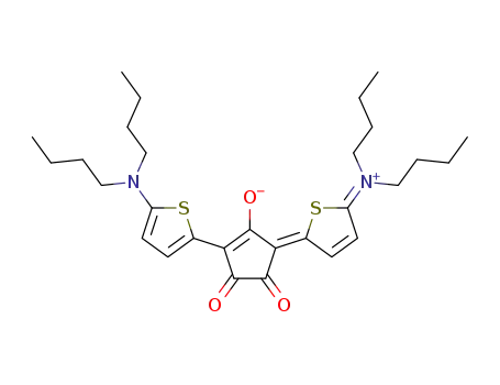(E)-2-(5-(dibutylamino)thiophen-2-yl)-5-(5-(dibutyliminio)thiophen-2(5H)-ylidene)-3,4-dioxocyclopent-1-en-1-olate