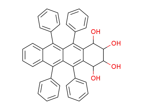 5,6,11,12-tetraphenyl-1,2,3,4-tetrahydro-naphthacene-1,2,3,4-tetraol