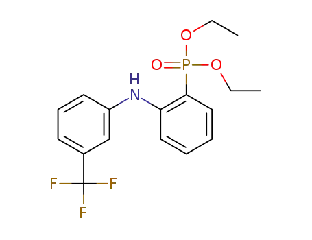 diethyl (2-((3-(trifluoromethyl)phenyl)amino)phenyl)phosphonate