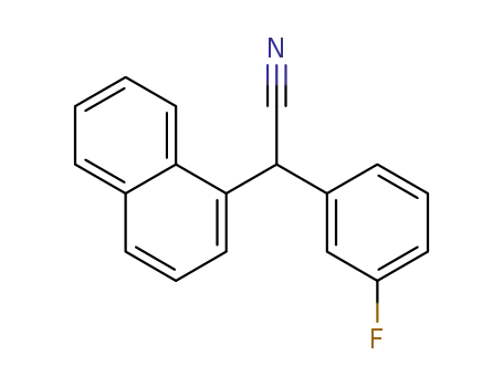 2-(3-fluorophenyl)-2-(naphthalen-1-yl)acetonitrile