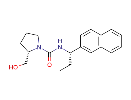 (S)-2-Hydroxymethyl-pyrrolidine-1-carboxylic acid ((S)-1-naphthalen-2-yl-propyl)-amide