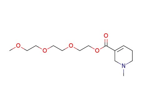 2-[2-(2-methoxyethoxy)ethoxy]ethyl 1-methyl-1,2,5,6-tetrahydropyridine-3-carboxylate