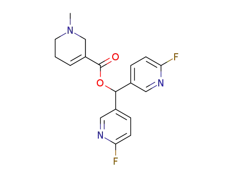 bis(6-fluoropyridin-3-yl)methyl 1-methyl-1,2,5,6-tetrahydropyridine-3-carboxylate