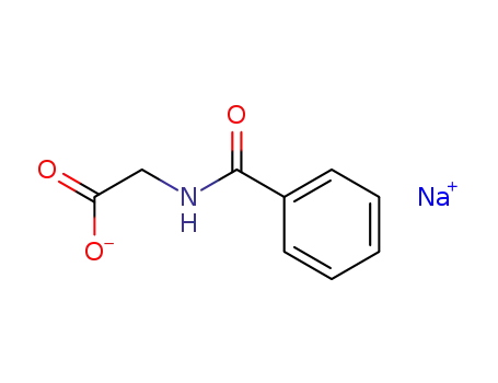 Molecular Structure of 532-94-5 (HIPPURIC ACID SODIUM SALT)