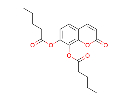 2-oxo-2H-chromene-7,8-diyl dipentanoate
