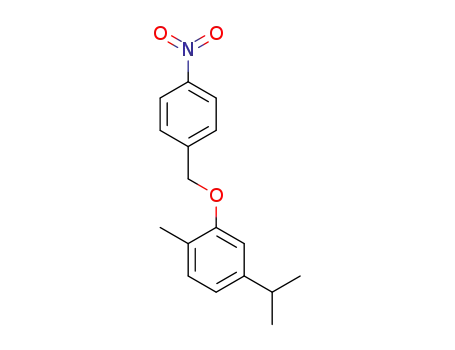 4-isopropyl-1-methyl-2-((4-nitrobenzyl)oxy)benzene