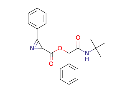 2-(tert-butylamino)-1-(4-methylphenyl)-2-oxoethyl 3-phenyl-2H-azirine-2-carboxylate