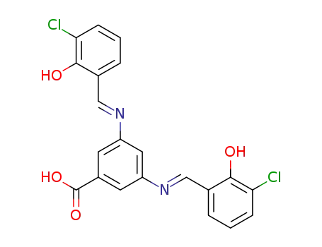 3,5-bis{[(E)-3-chloro-2-hydroxybenzylidene]amino}benzoic acid