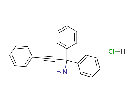 1,1,3-triphenyl-prop-2-ynylamine; hydrochloride