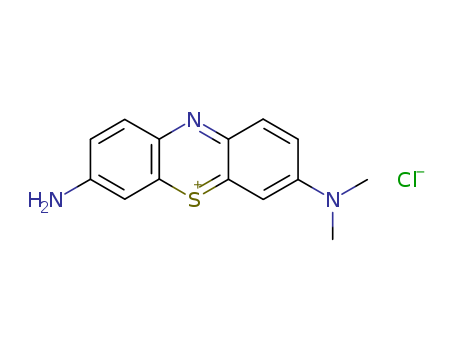 531-53-3,AZURE A, CERTIFIED, PURE,Azure A(6CI);Phenothiazin-5-ium, 3-amino-7-(dimethylamino)-, chloride (8CI,9CI);3-Amino-7-(dimethylamino)phenazathionium chloride;5-Chloro-3-dimethylamino-7-amino-5H-phenothiazine;Azur A;Azurea dye;C.I.52005;N,N-Dimethylthionine;