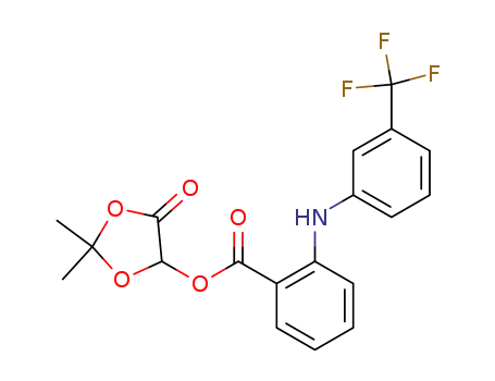 2-<3-(Trifluormethyl)phenylamino>-benzoesaeure-(2,2-dimethyl-1,3-dioxolan-4-on-5-yl)ester