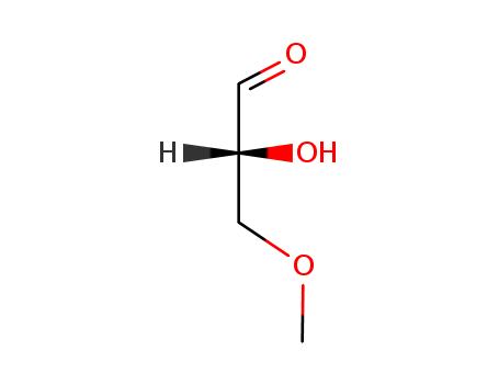 Molecular Structure of 105121-51-5 (Propanal, 2-hydroxy-3-methoxy-, (R)-)