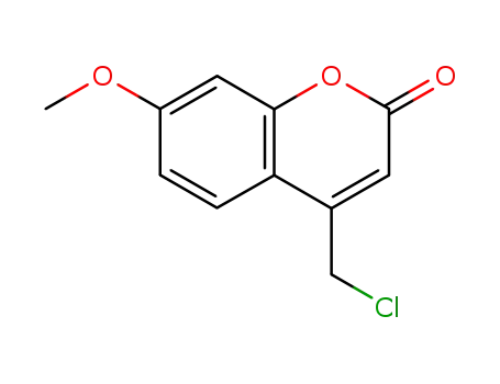 Molecular Structure of 41295-55-0 (4-CHLOROMETHYL-7-METHOXY-CHROMEN-2-ONE)