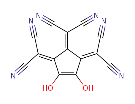1,2,3-tris(dicyanomethylene)-4-cyclopentene-4,5-diol