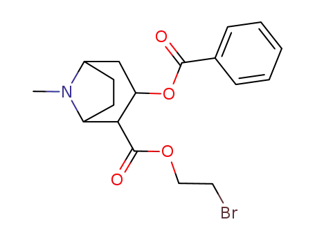 3-benzoyloxy-tropane-2-carboxylic acid-(2-bromo-ethyl ester)