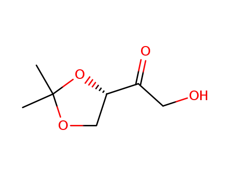 Molecular Structure of 115114-86-8 (Ethanone, 1-[(4S)-2,2-dimethyl-1,3-dioxolan-4-yl]-2-hydroxy-)
