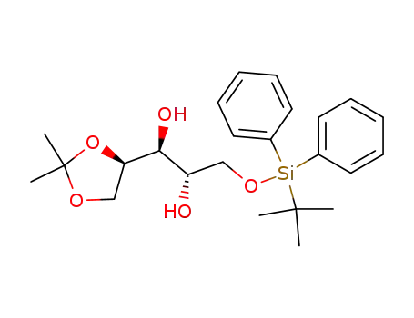 (1S,2S)-3-(tert-Butyl-diphenyl-silanyloxy)-1-((R)-2,2-dimethyl-[1,3]dioxolan-4-yl)-propane-1,2-diol