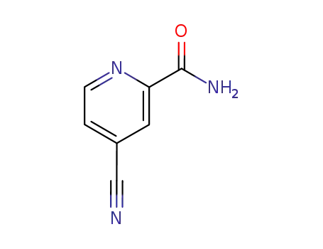 Molecular Structure of 54089-05-3 (2-Pyridinecarboxamide,4-cyano-(9CI))