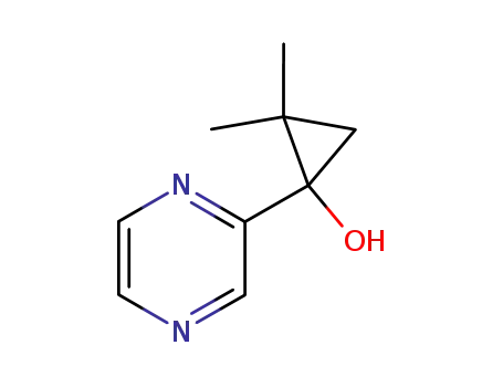 2,2-dimethyl-1-(pyrazin-2-yl)cyclopropanol