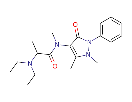 N,N-diethyl-DL-alanine-(1,5-dimethyl-3-oxo-2-phenyl-2,3-dihydro-1H-pyrazol-4-yl)-methyl-amide