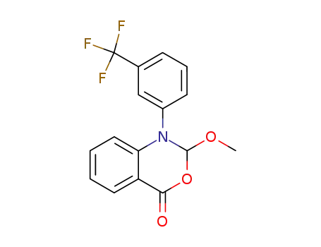 1-(3'-trifluoromethyl-phenyl)-2-methoxy-1,2-dihydro-3,1-benzoxazin-4-one