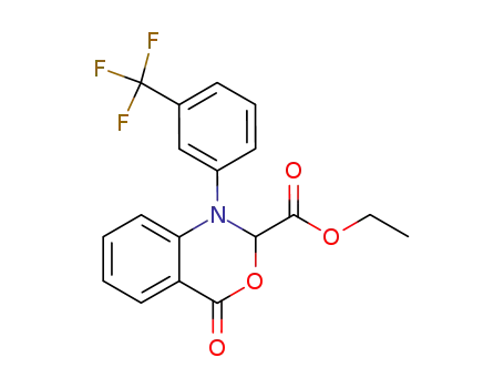 1-(3'-trifluoromethyl-phenyl)-2-ethoxycarbonyl-1,2-dihydro-3,1-benzoxazin-4-one