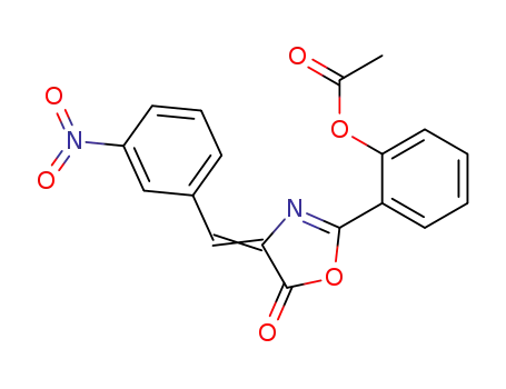2-{4-[3-(nitrobenzylidene)-5-oxo-4,5-dihydrooxazol-2-yl]}phenyl acetate