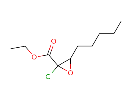 2-Chloro-3-pentyl-oxirane-2-carboxylic acid ethyl ester