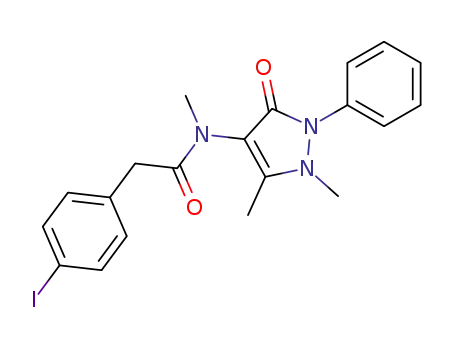 N-(1,5-Dimethyl-3-oxo-2-phenyl-2,3-dihydro-1H-pyrazol-4-yl)-2-(4-iodo-phenyl)-N-methyl-acetamide
