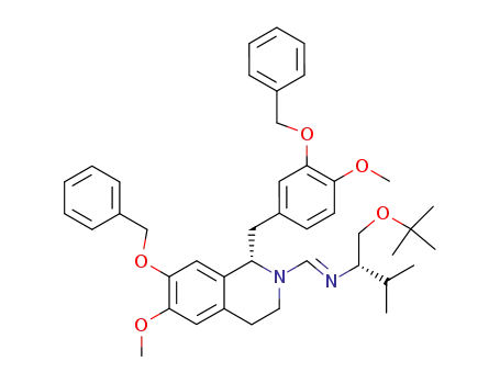 [1-[(S)-7-Benzyloxy-1-(3-benzyloxy-4-methoxy-benzyl)-6-methoxy-3,4-dihydro-1H-isoquinolin-2-yl]-meth-(E)-ylidene]-((S)-1-tert-butoxymethyl-2-methyl-propyl)-amine