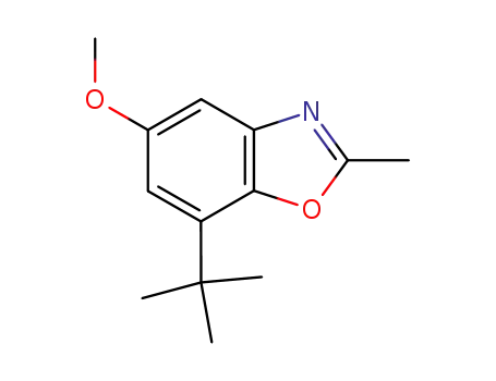 2-methyl-5-methoxy-7-tert-butyl-1,3-benzoxazole