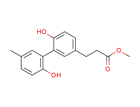 2,2'-dihydroxy-5-methyl-5'-(2-methoxycarbonylethyl)biphenyl