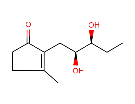 2-((2S,3S)-2,3-Dihydroxy-pentyl)-3-methyl-cyclopent-2-enone