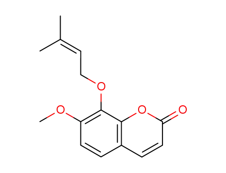 7-methoxy-8-[(3-methyl-2-butenyl)oxy]-2H-1-benzopyran-2-one