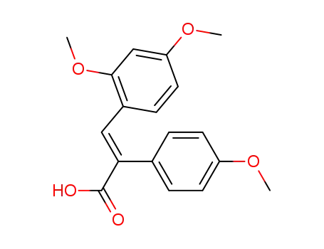 (E)-3-(2,4-dimethoxyphenyl)-2-(4-methoxyphenyl)acrylic acid