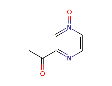 Molecular Structure of 120992-58-7 (Ketone, methyl pyrazinyl, 4-oxide (6CI))