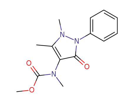 N-(1,5-Dimethyl-3-oxo-2-phenyl-2,3-dihydro-1H-pyrazol-4-yl-)-N-methyl-carbamidsaeuremethylester