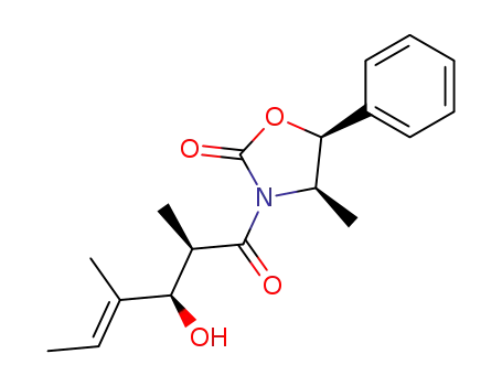 (4R,5S,2'R,3'R,4'E)-3-(2',4'-dimethyl-3'-hydroxy-1'-oxo-4'-hexenyl)-4-methyl-5-phenyl-2-oxazolidinone