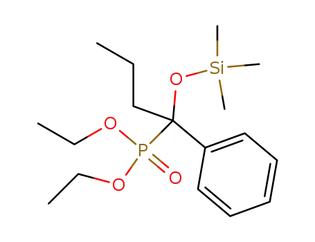 diethyl 1-trimethylsilyloxy-1-phenylbutylphosphonate