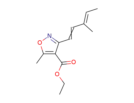 5-Methyl-3-((1E,3E)-3-methyl-penta-1,3-dienyl)-isoxazole-4-carboxylic acid ethyl ester